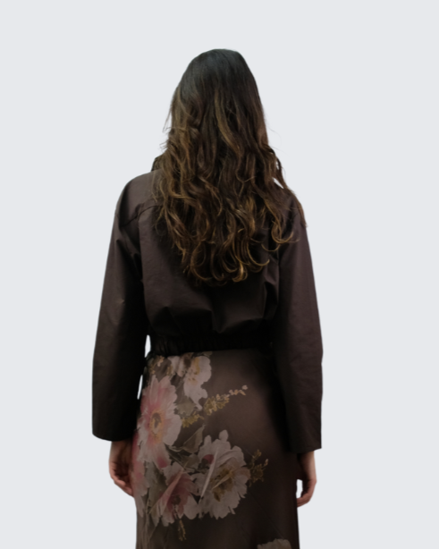 Camisa cruzada algodón 161