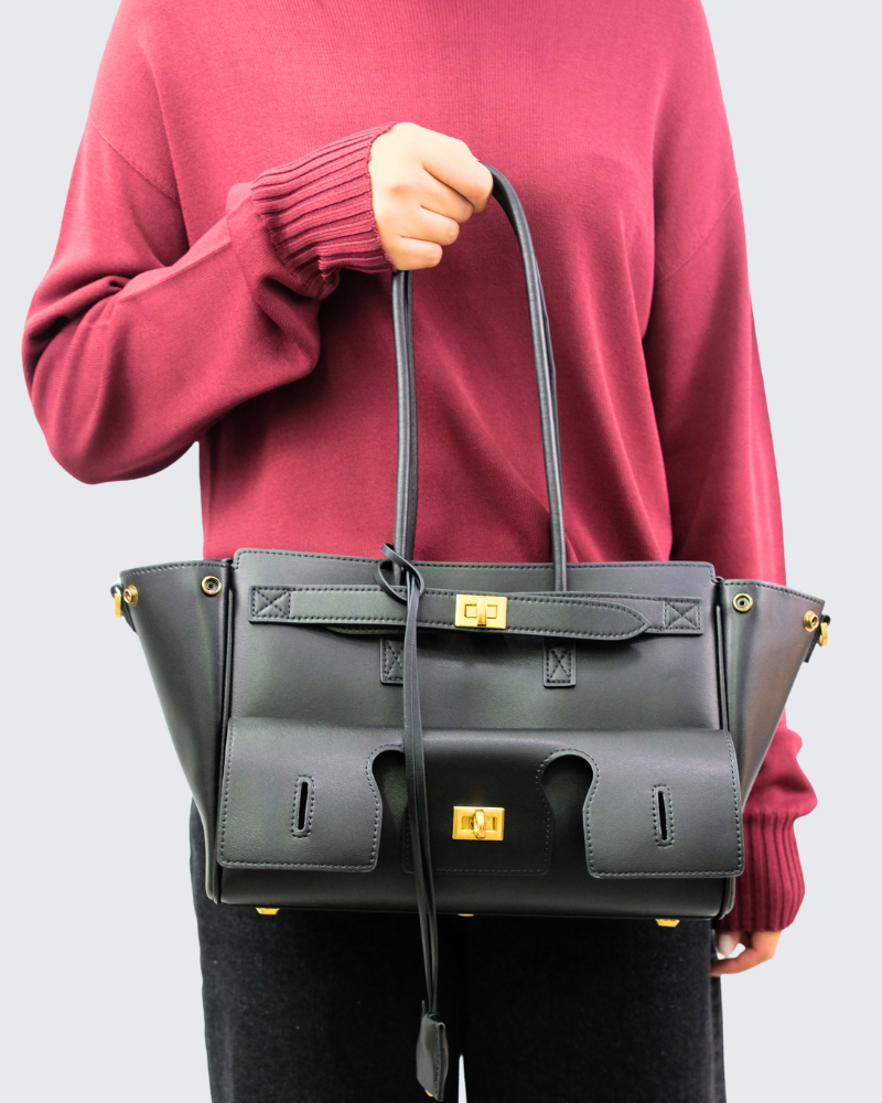 Bolso piel bolsillos mediano 6295503