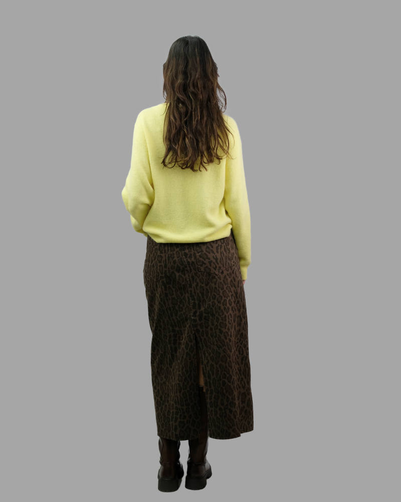 Falda Leopardo LD2281