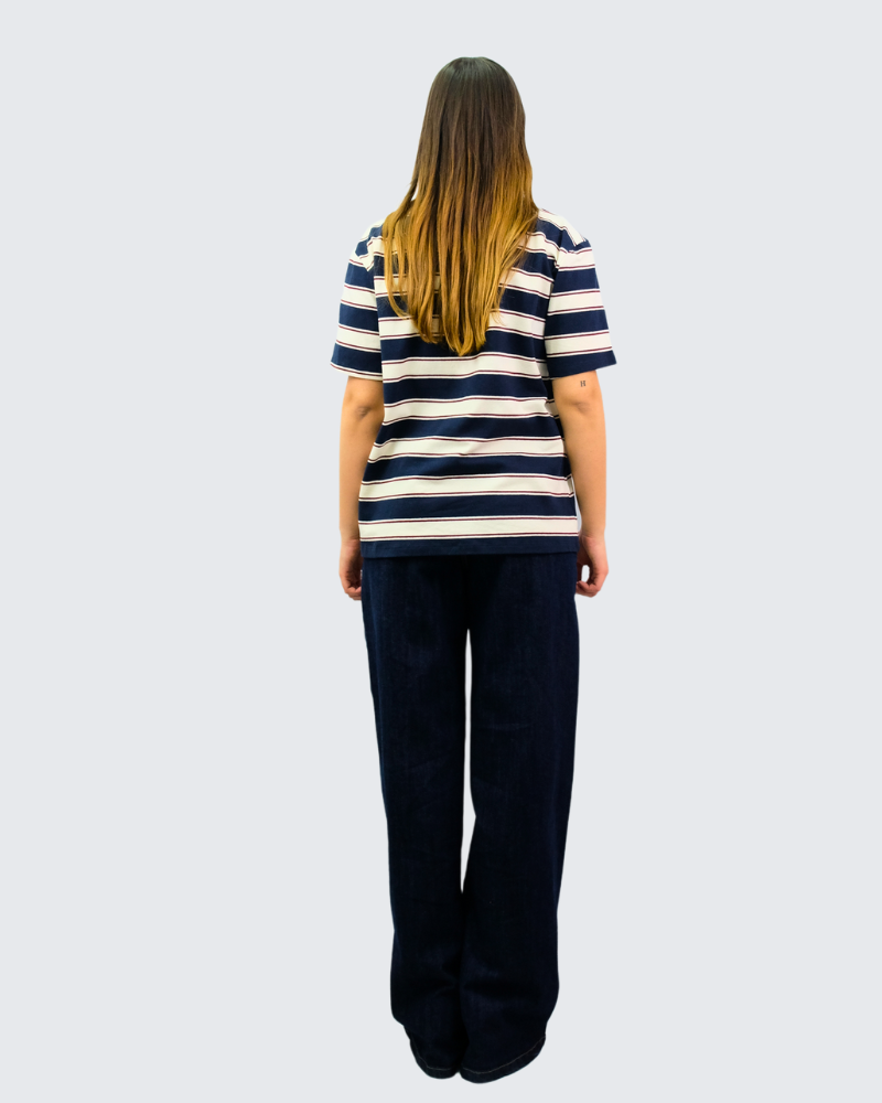 Jeans ribeteado cintura W3760