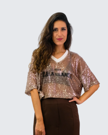 Camiseta lentejuelas RP8DN29