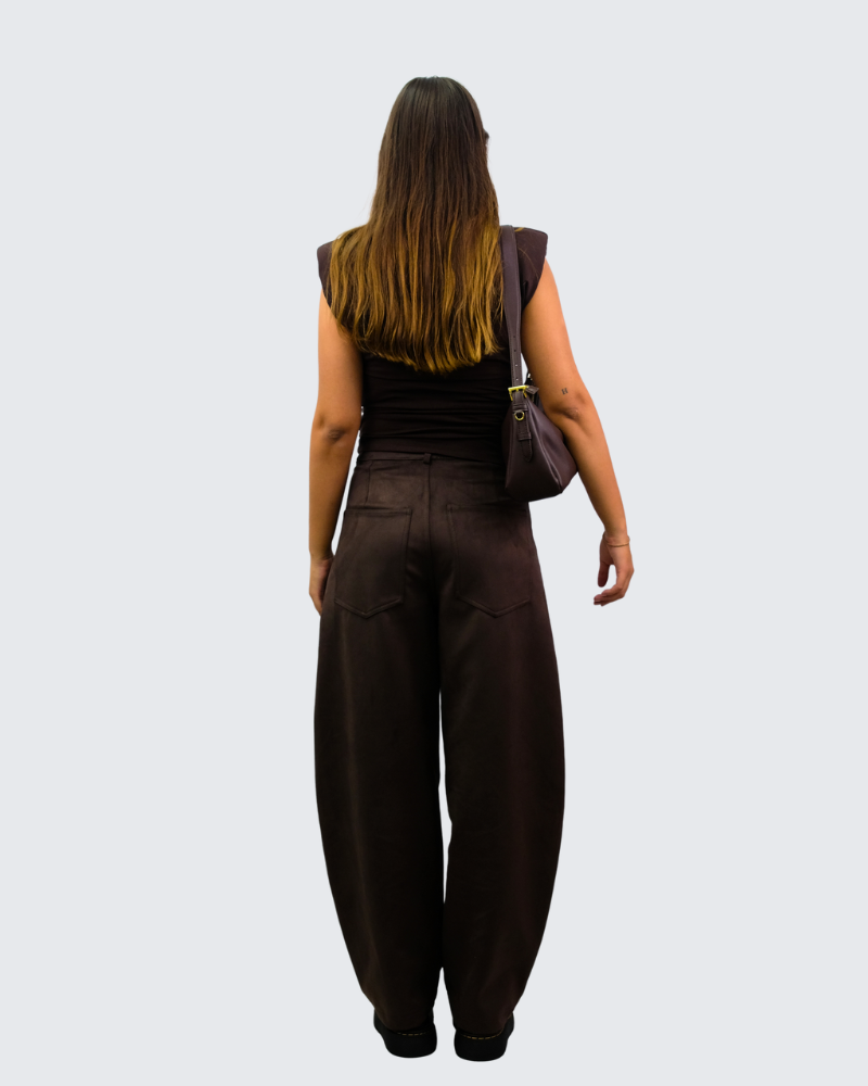 Pantalón antelina globo L9333