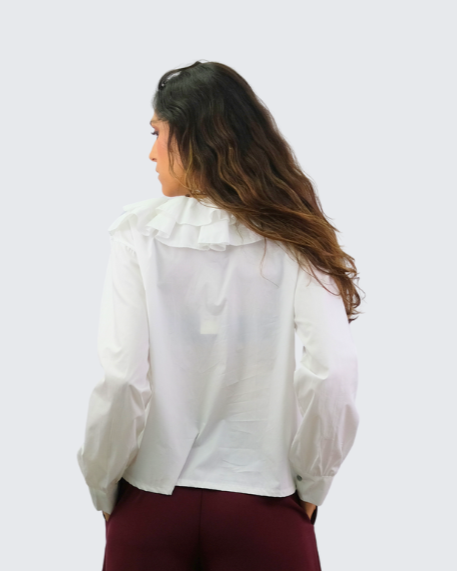 Camisa volante lazada 25523