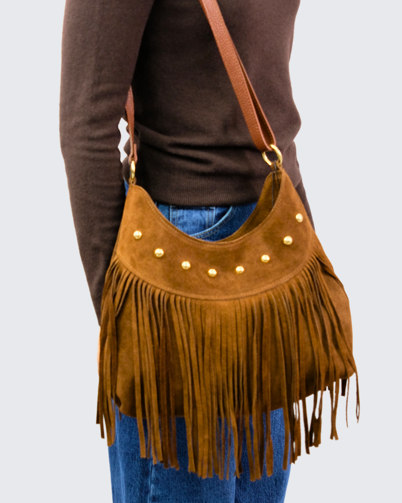 Bolso ante flecos tachas 8040335