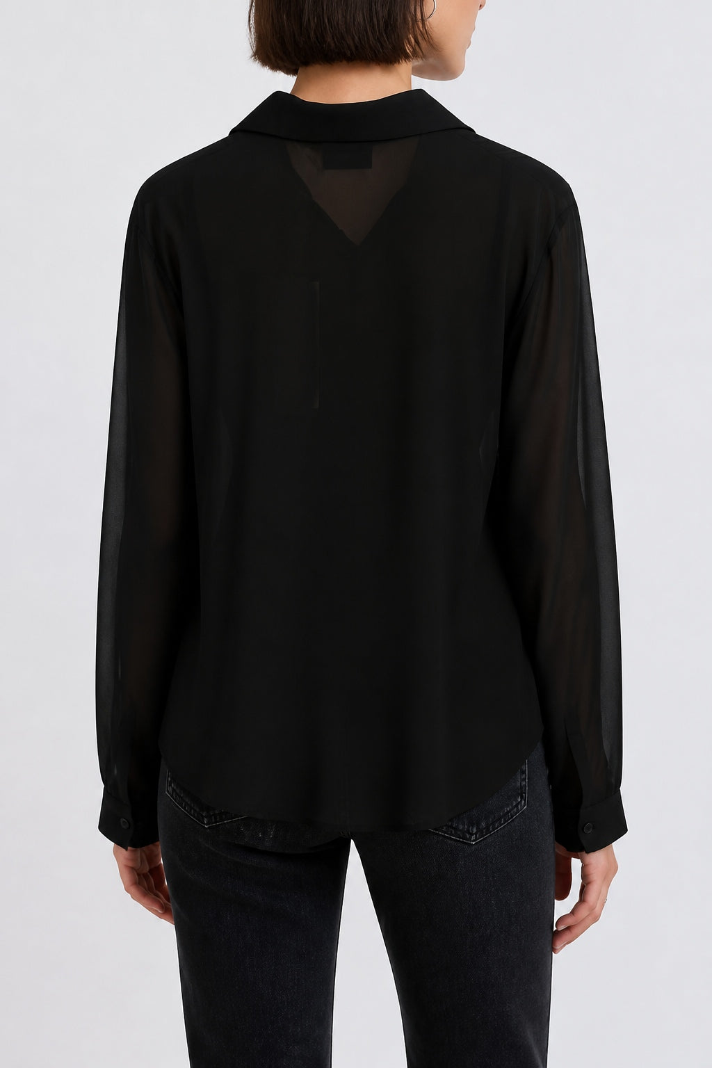 Camisa básica transparente 11