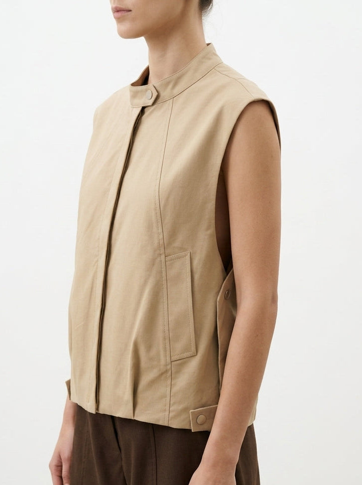 Chaleco gabardina G26018