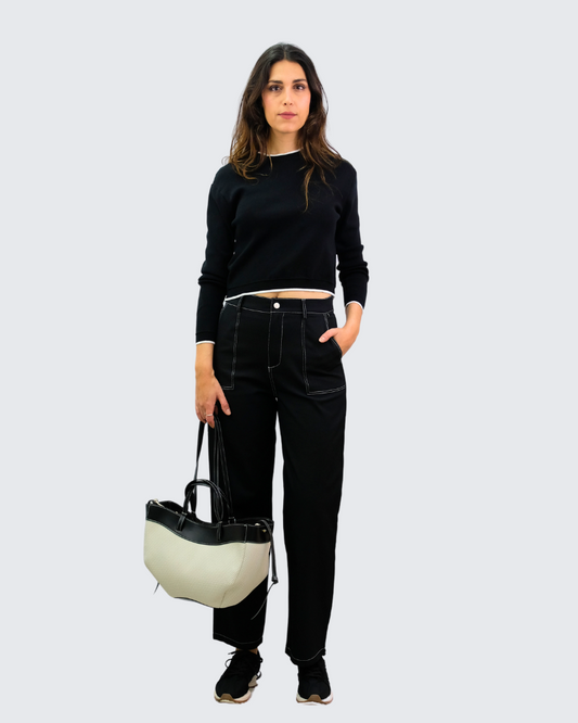 Pantalón ribeteado 24462JP