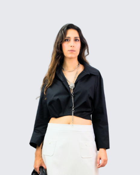 Falda charol JUPE VINILE