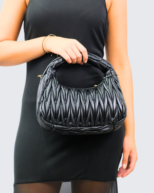 Bolso oval drapeado grande 6595464