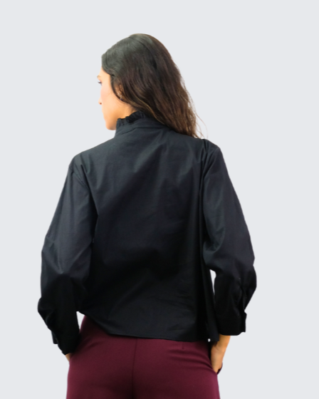 Camisa volantes 25422