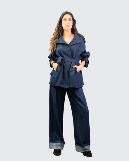 Pantalón jeans vuelta LD3363