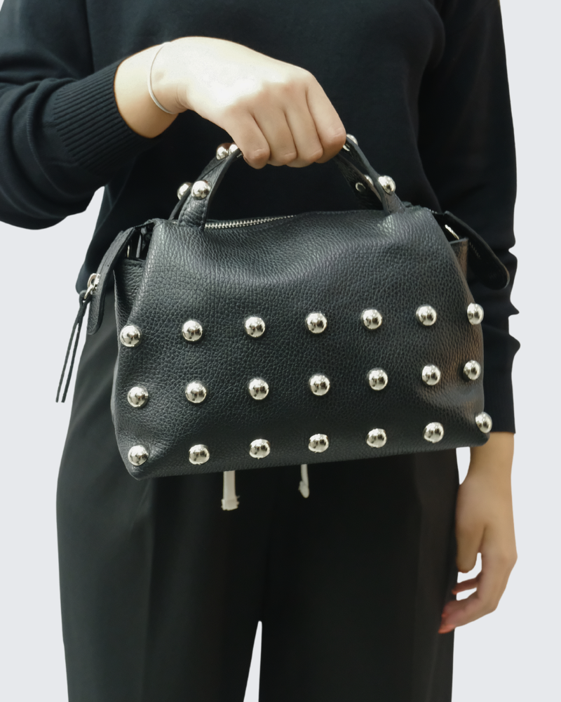 Bolso piel tachas 1870