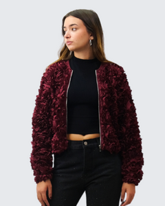 Chaqueta flores bomber 4587