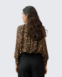 Top abullonado leopardo 23254YT