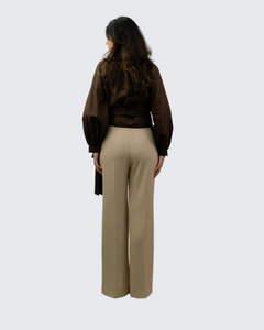 Pantalón crepp recto QP8C043