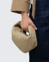 Bolso trenzado nudo pequeño 45xj6116