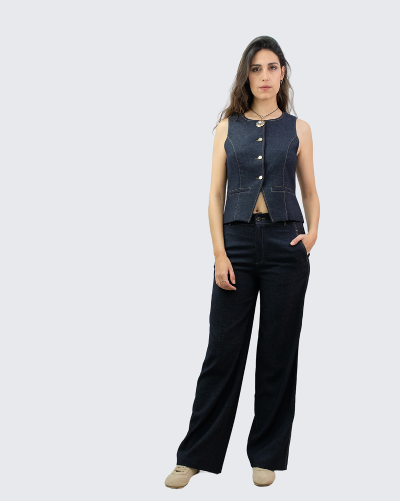 Pantalón jeans marino 26318