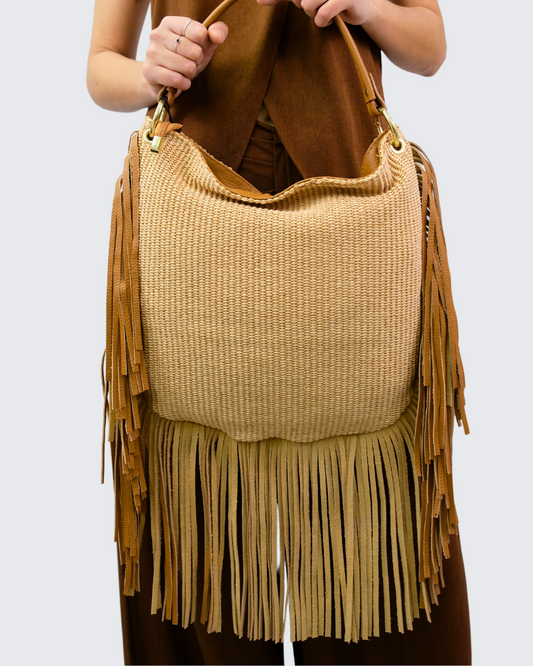 Bolso Summer piel flecos 25067