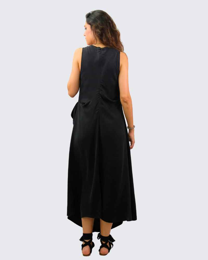 Vestido asimetrico largo LC250058