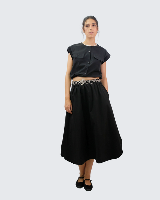 Falda lisa 3435