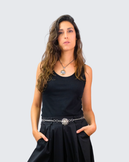 Camiseta tirante algodón LC240548
