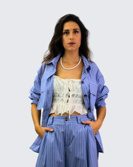 Camisa diplo bolsillos LD3407