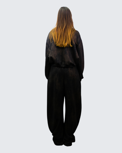Pantalón chandal castaño L9390