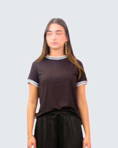 Camiseta manga rayita RPMY23