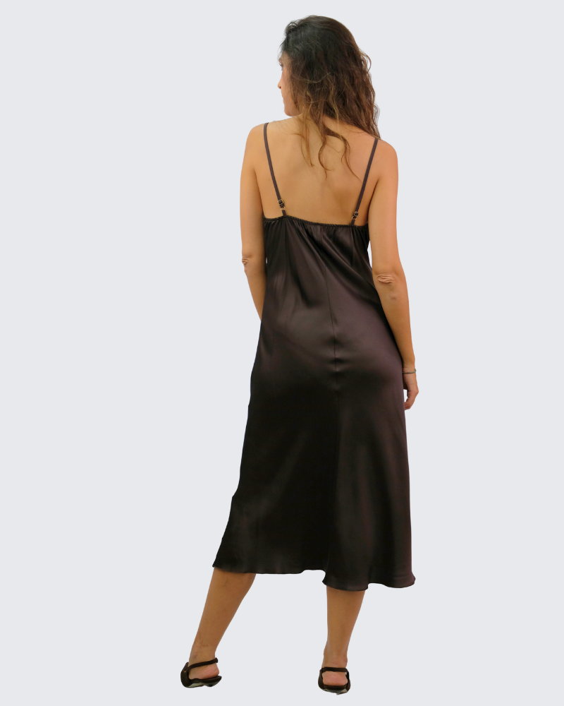 Vestido lencero encaje CBAB4980