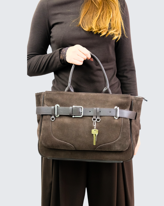 Bolso ante hebilla plata 8035160