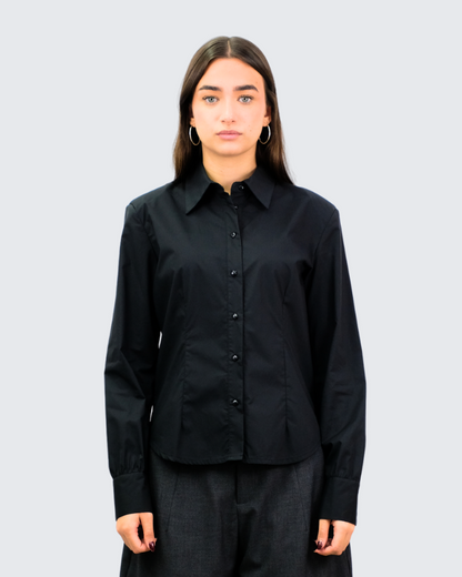 Camisa básica hombreras R18SB32