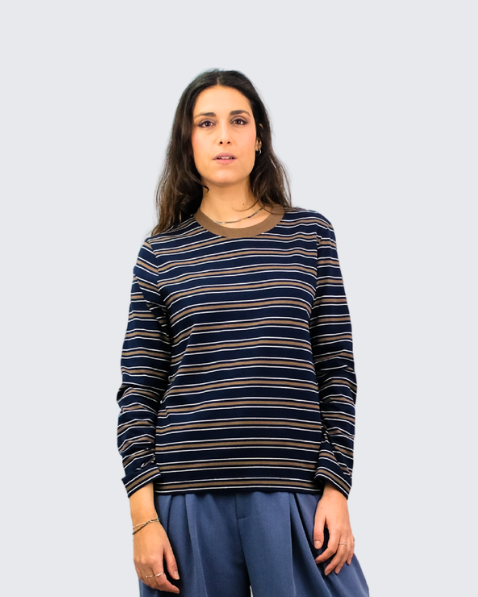 Camiseta manga larga rayas LC260002