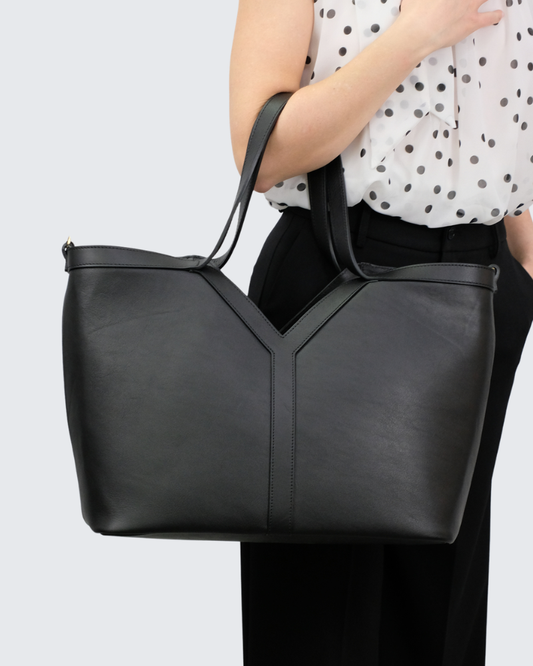 Bolso piel V grande 8049958