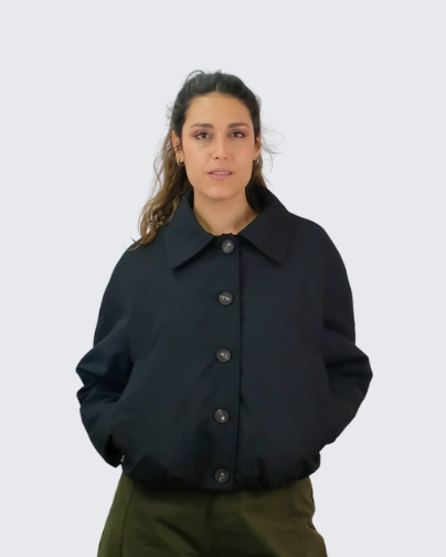 Chaqueta abullonada básica L9587