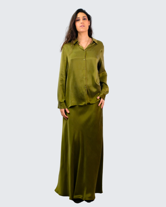 Falda larga al vies LC260157