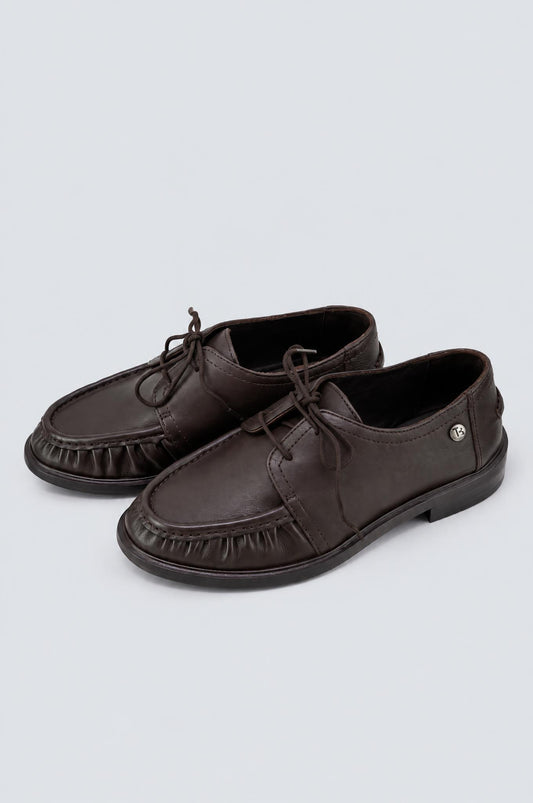 Mocasín cordones piel SS1883