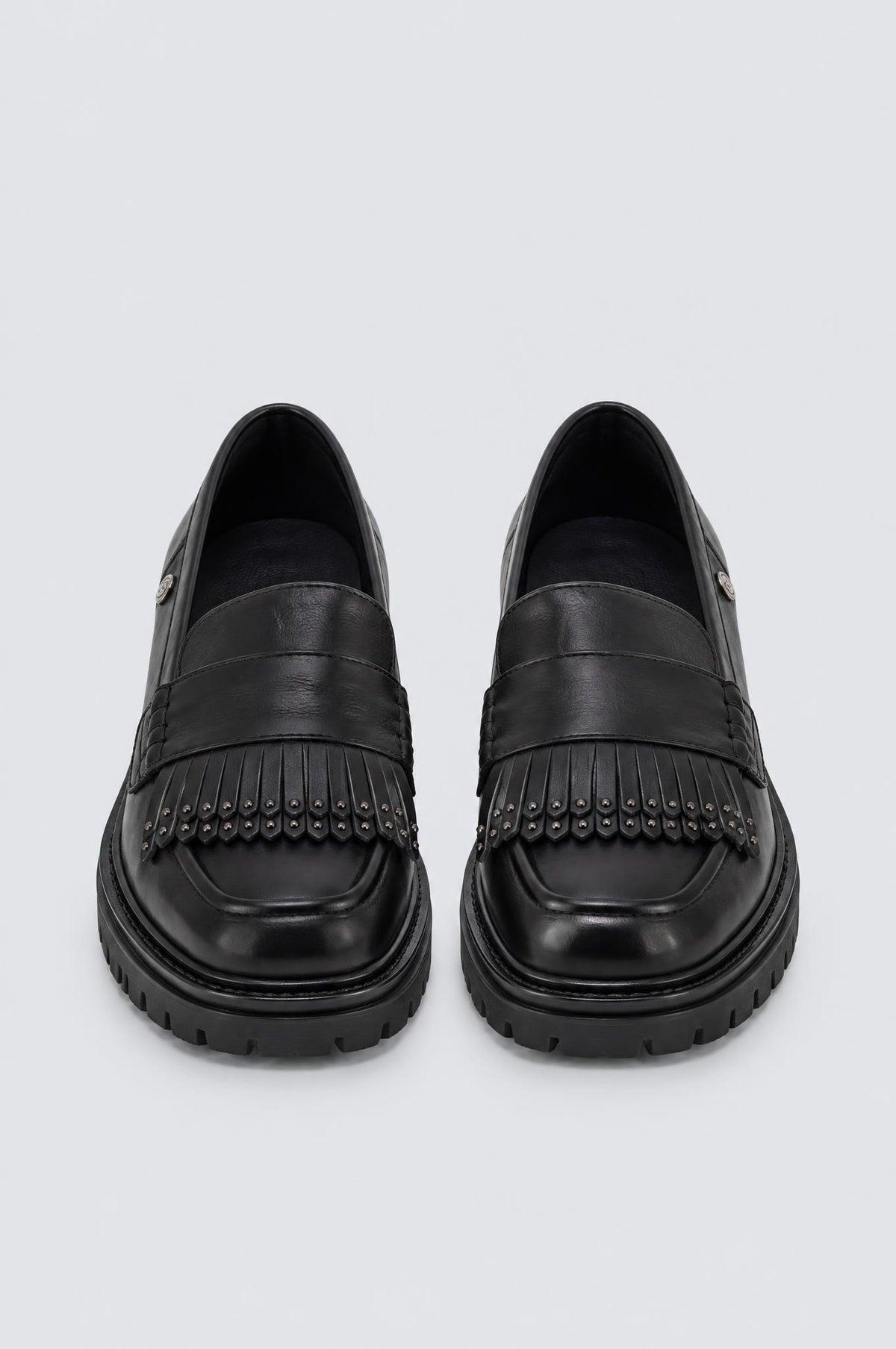 Mocasín piel flecos SS24811