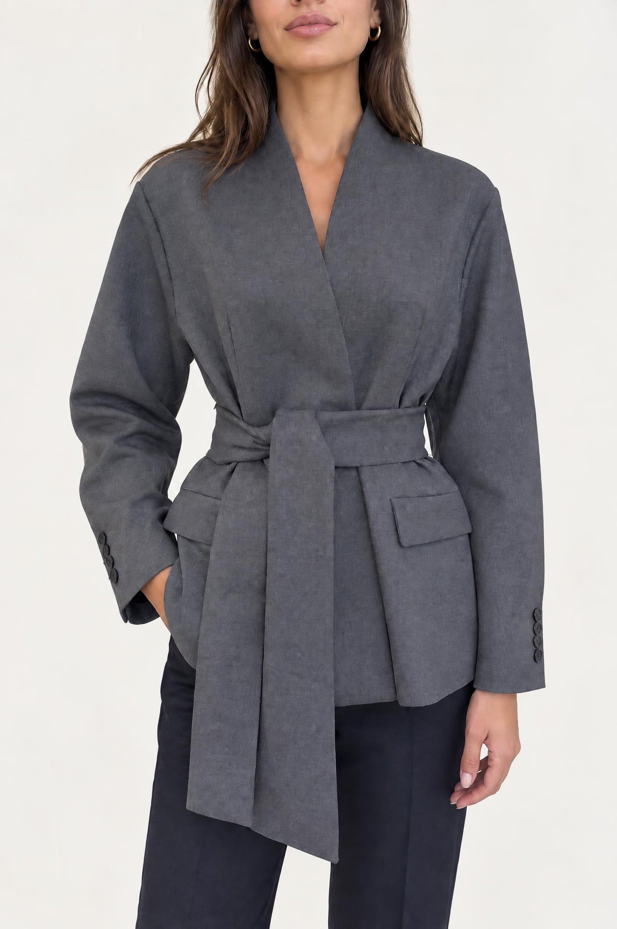 Chaqueta blazer balón V9909