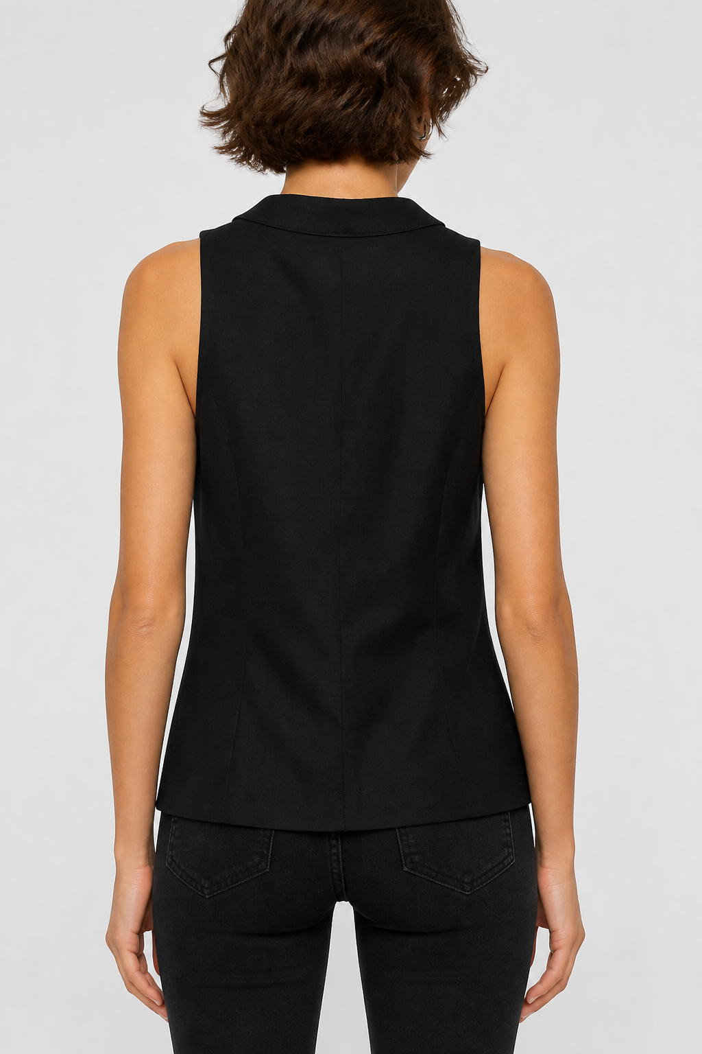 Top chaleco Japón lino G26093