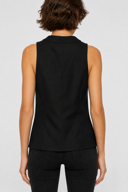 Top chaleco Japón lino G26093