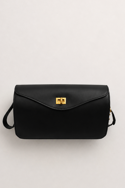 Bolso rectangular cierre oro 8047150