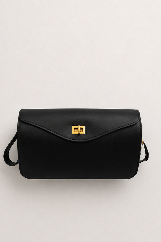 Bolso rectangular cierre oro 8047150