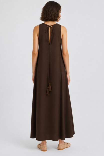 Vestido largo básico CBAB5791