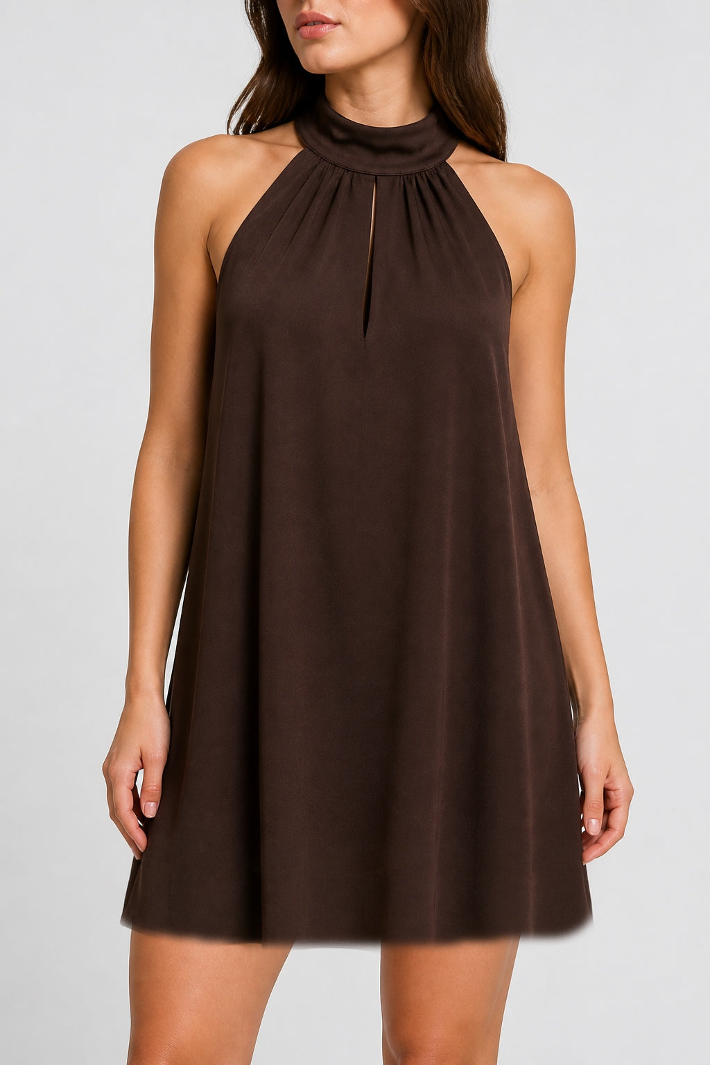 Vestido corto satén SP8AR91
