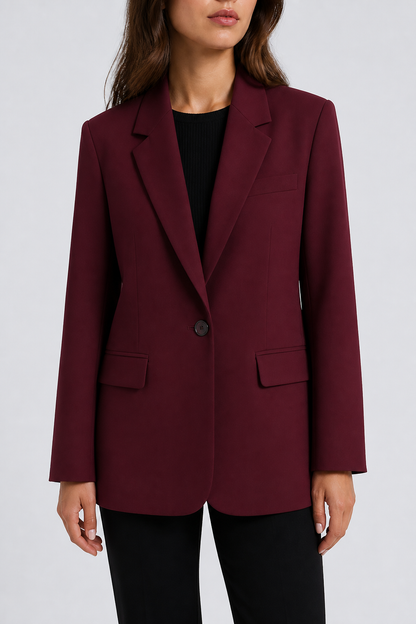 Blazer básica recta V26126