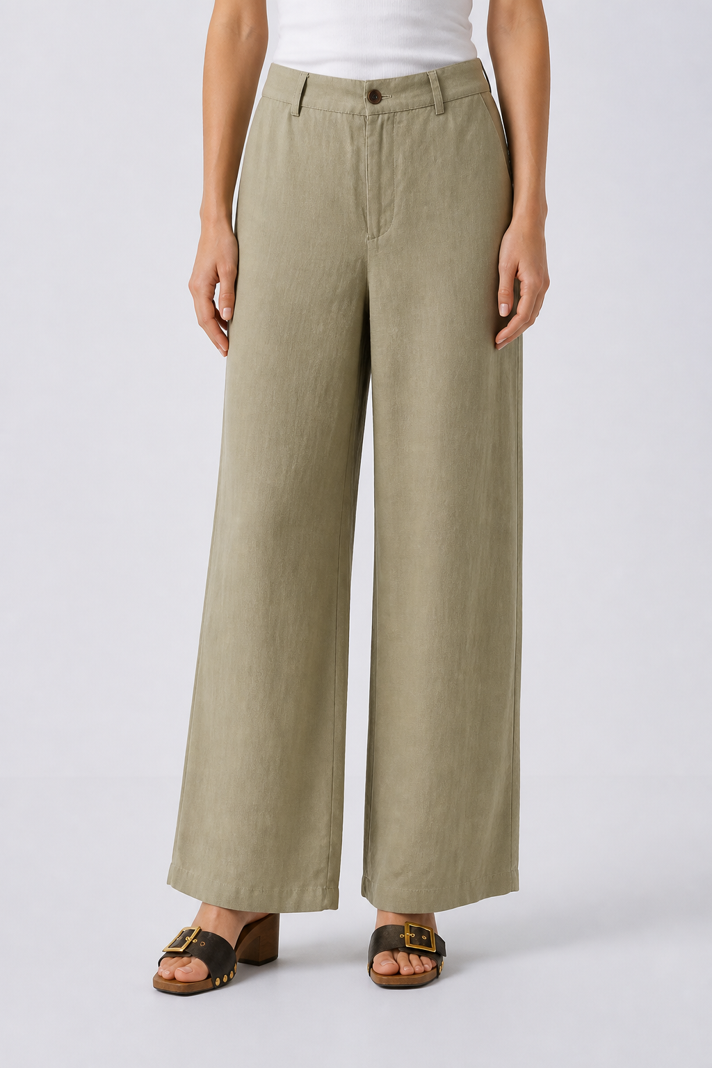 Pantalón básico lino P26091