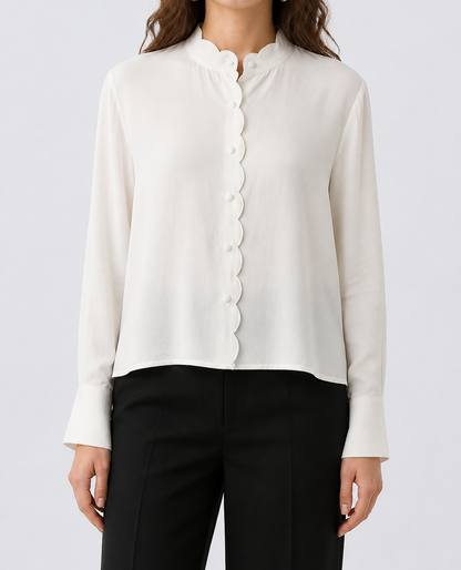 Camisa onda  lino Y055
