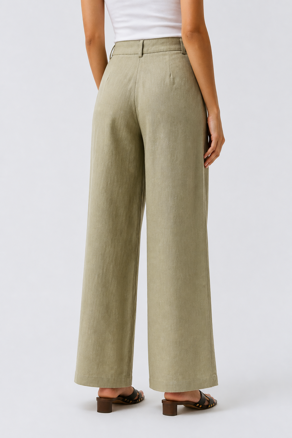Pantalón básico lino P26091