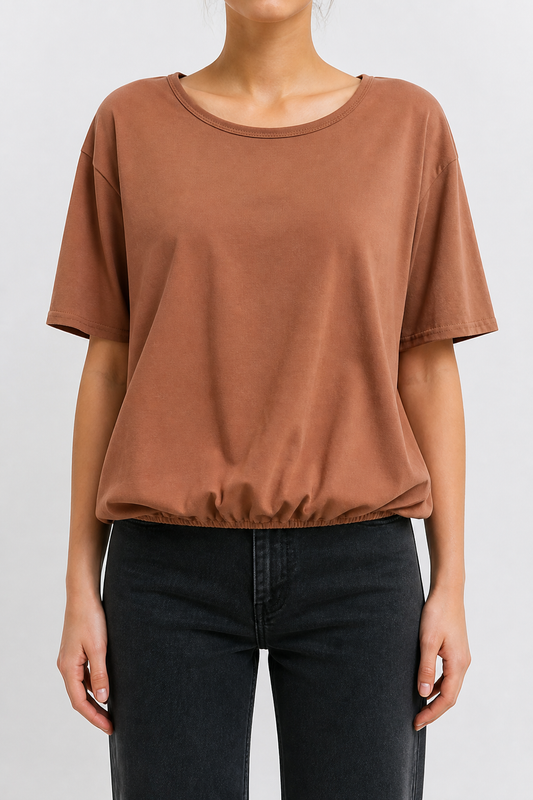 Camiseta abullonada hombreras SP8BD56