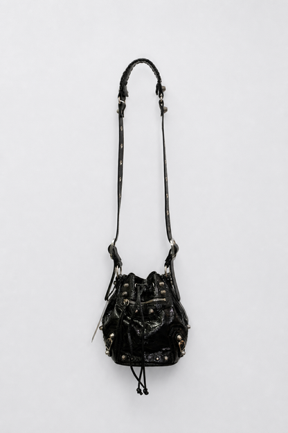Bolso bombonera tachas piel 5294965